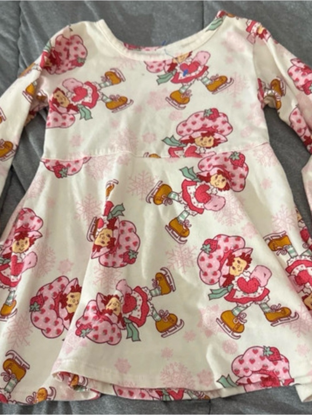 Girls Pink Strawberry shortcake Dress Top